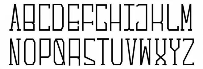 Downtown Bold Regular Font Litere mari