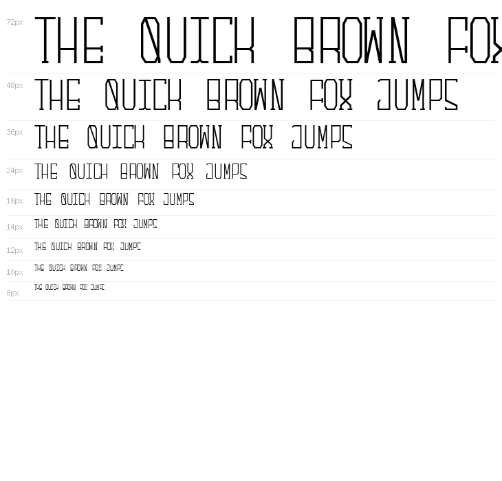 Downtown Bold Regular Waterfall