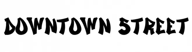 Downtown Street  नि: शुल्क फ़ॉन्ट्स डाउनलोड