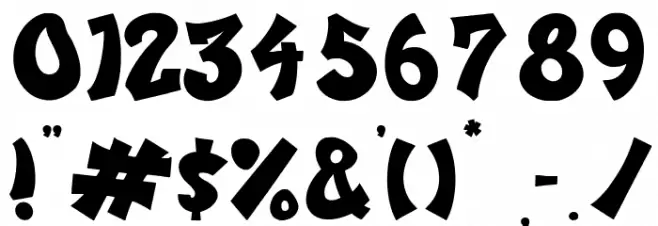 Downtown Street Font OTHER CHARS