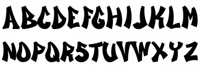 Downtown Street फ़ॉन्ट लोअरकेस