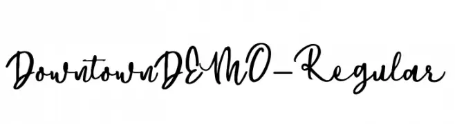 DowntownDEMO-Regular  Descarca Fonturi Gratis