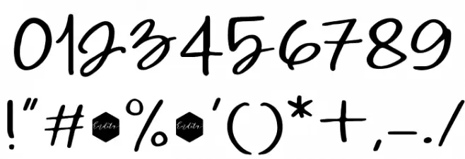 DowntownDEMO-Regular Font OTHER CHARS