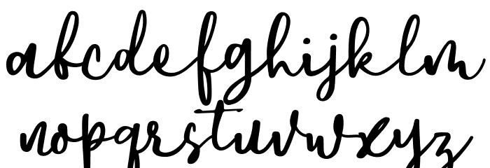 DowntownDEMO-Regular Font LOWERCASE