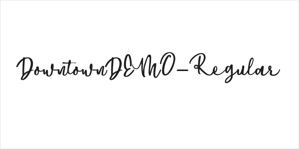 DowntownDEMO-Regular Logo