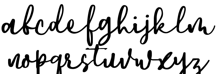 DowntownDEMO-Regular Font LOWERCASE