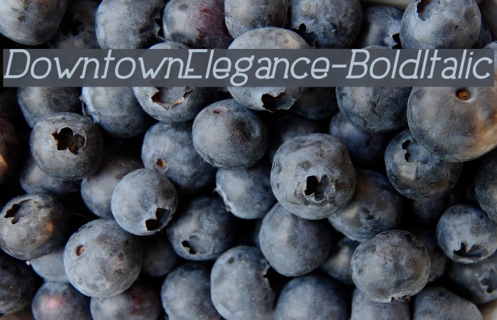DowntownElegance-BoldItalic Font examples