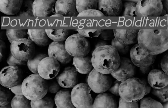DowntownElegance-BoldItalic Fonte examples