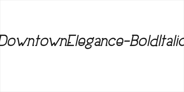 DowntownElegance-BoldItalic Logo