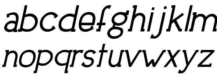 DowntownElegance-BoldItalic Font LOWERCASE