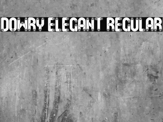 Dowry Elegant Regular Example 1