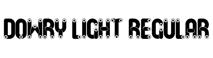 Dowry Light Regular Fonte