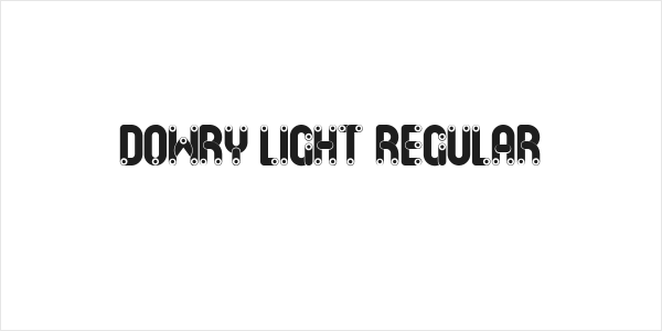 Dowry Light Regular Logo