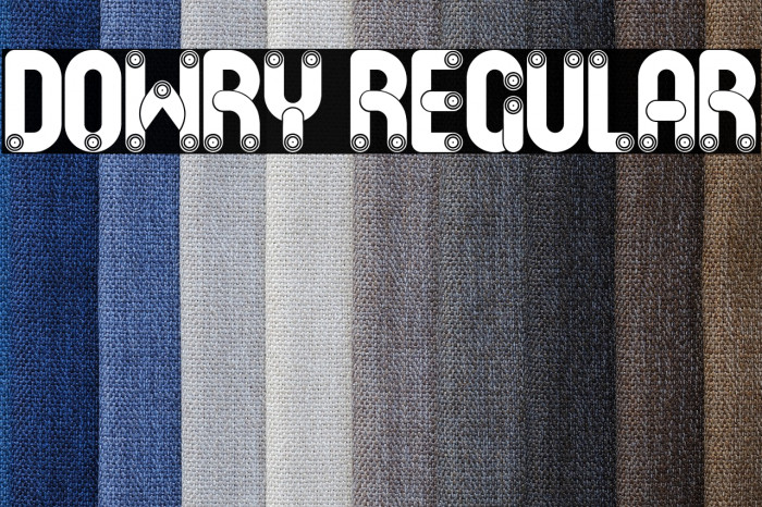 Dowry Regular Font examples