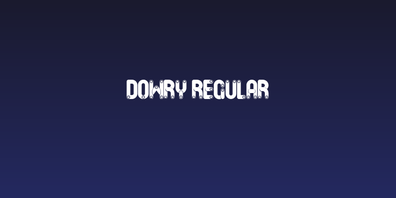 Dowry Regular Social Header