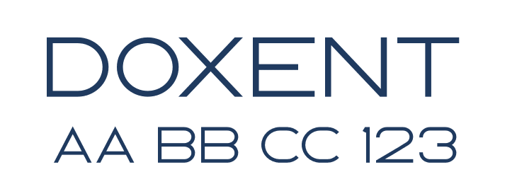Doxent Font Preview