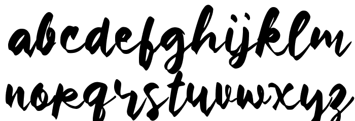 Doyan Font LOWERCASE