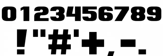 Dozer One Font OTHER CHARS