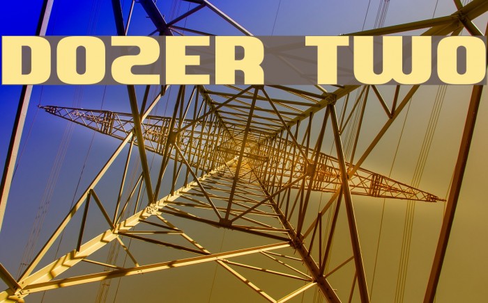 Dozer Two Font examples