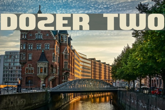 Dozer Two Font examples
