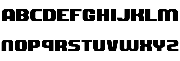 Dozer Two Font LOWERCASE