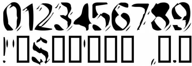 dob  Filetype Font OTHER CHARS