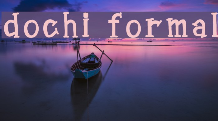 dochi formal Example 3