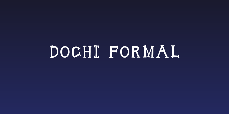 dochi formal Social Header