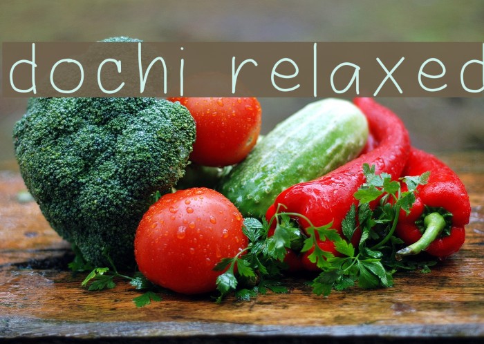dochi relaxed Font examples