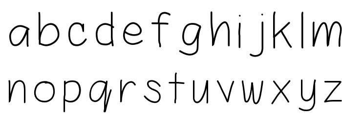 dochi relaxed Font LOWERCASE