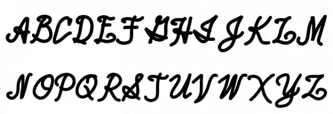 dochi's hand Schriftart Groß