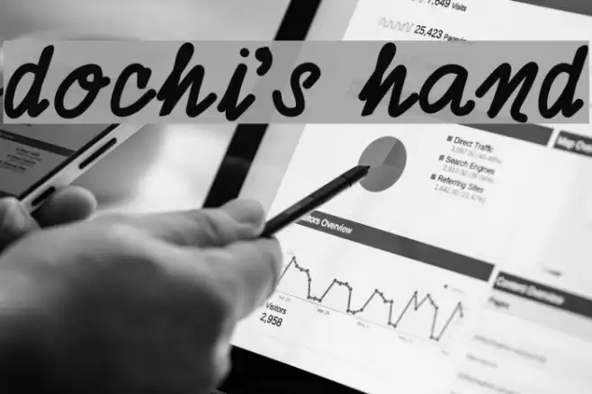 dochi's hand Font examples