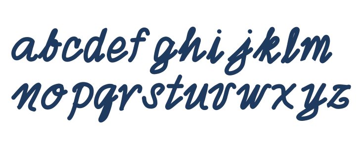 dochi's hand Lowercase