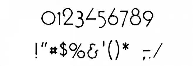 doctorBob Font OTHER CHARS