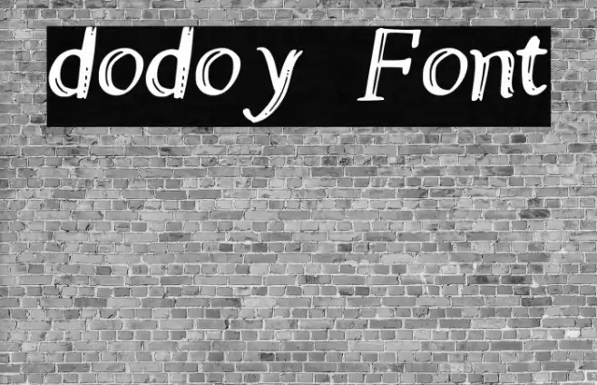 dodoy Font examples