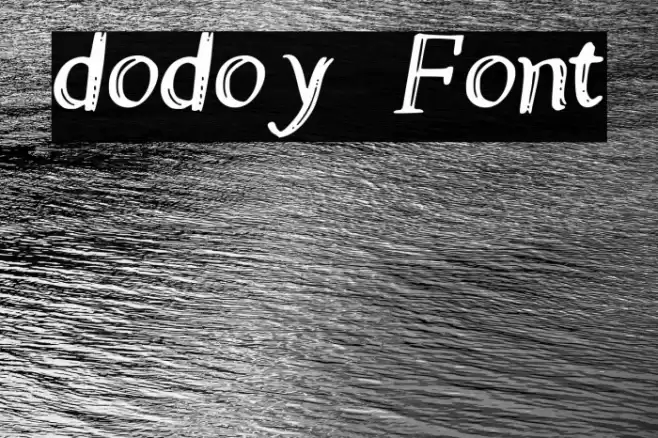 dodoy Font examples