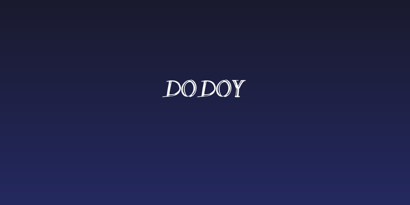 dodoy Social Header