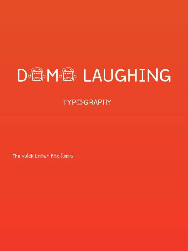 domo laughing Poster