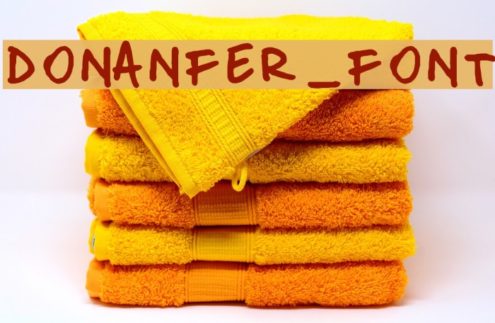 donanfer_font Font examples