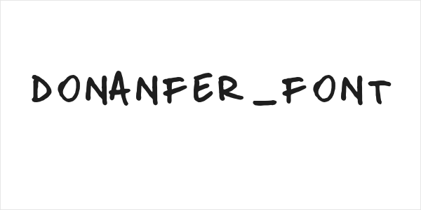 donanfer_font Logo