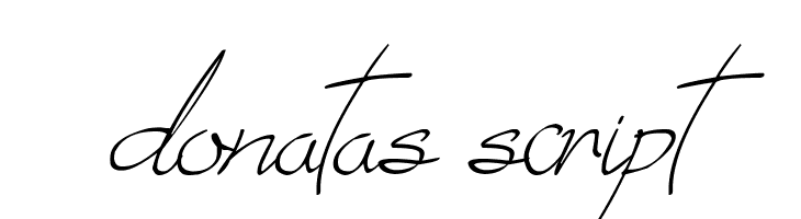 donatas script  नि: शुल्क फ़ॉन्ट्स डाउनलोड