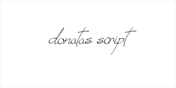 donatas script Logo