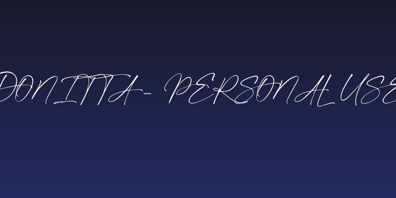 donitta - Personal Use Social Header