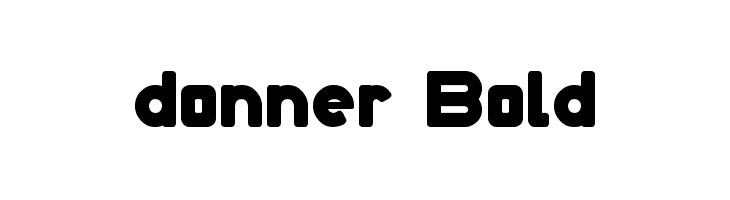 donner Bold Font