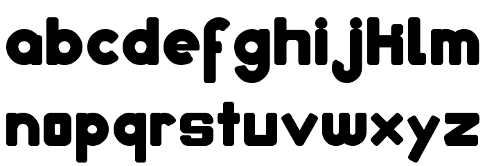 donner Bold Font LOWERCASE