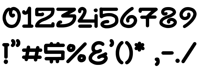 doodlez forever -demo version- Font OTHER CHARS