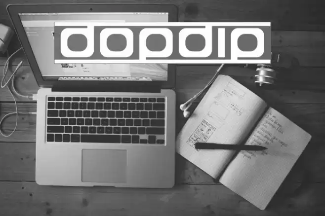 dopdip Font examples