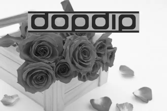 dopdip Font examples