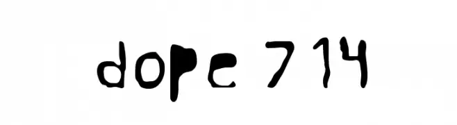 dope 714  Free Fonts Download