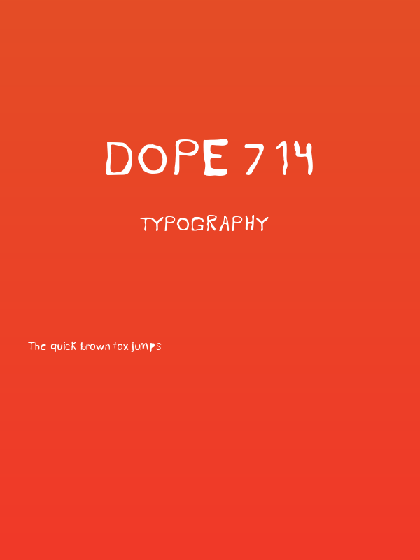 dope 714 Poster